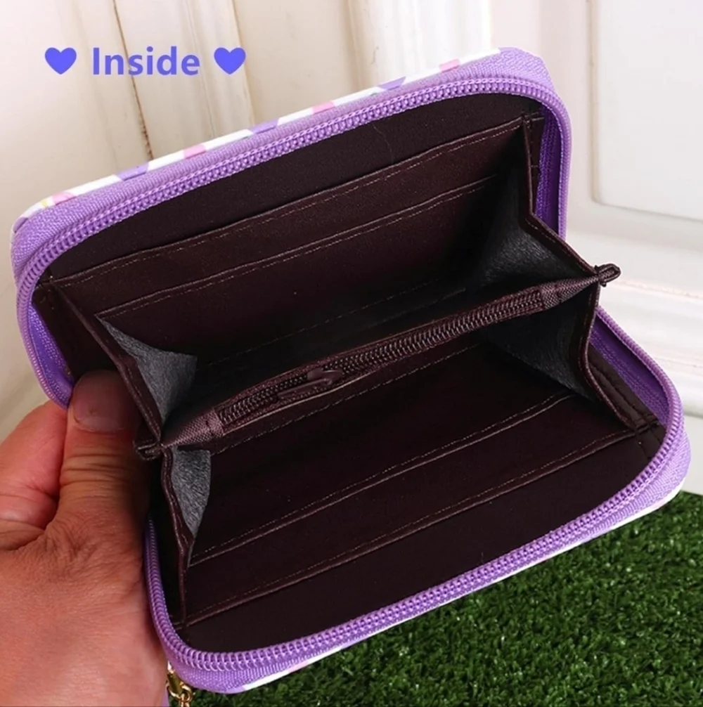 Colorful Kids Wallet with Wrist Strap